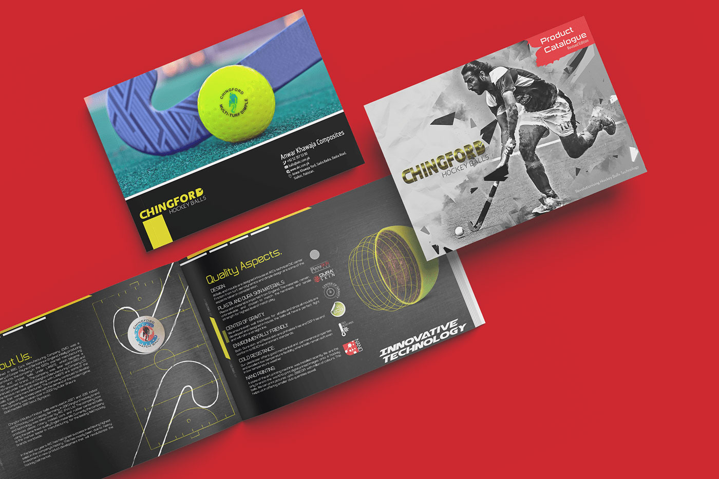 Chingford Hockey Balls | Catalog Design