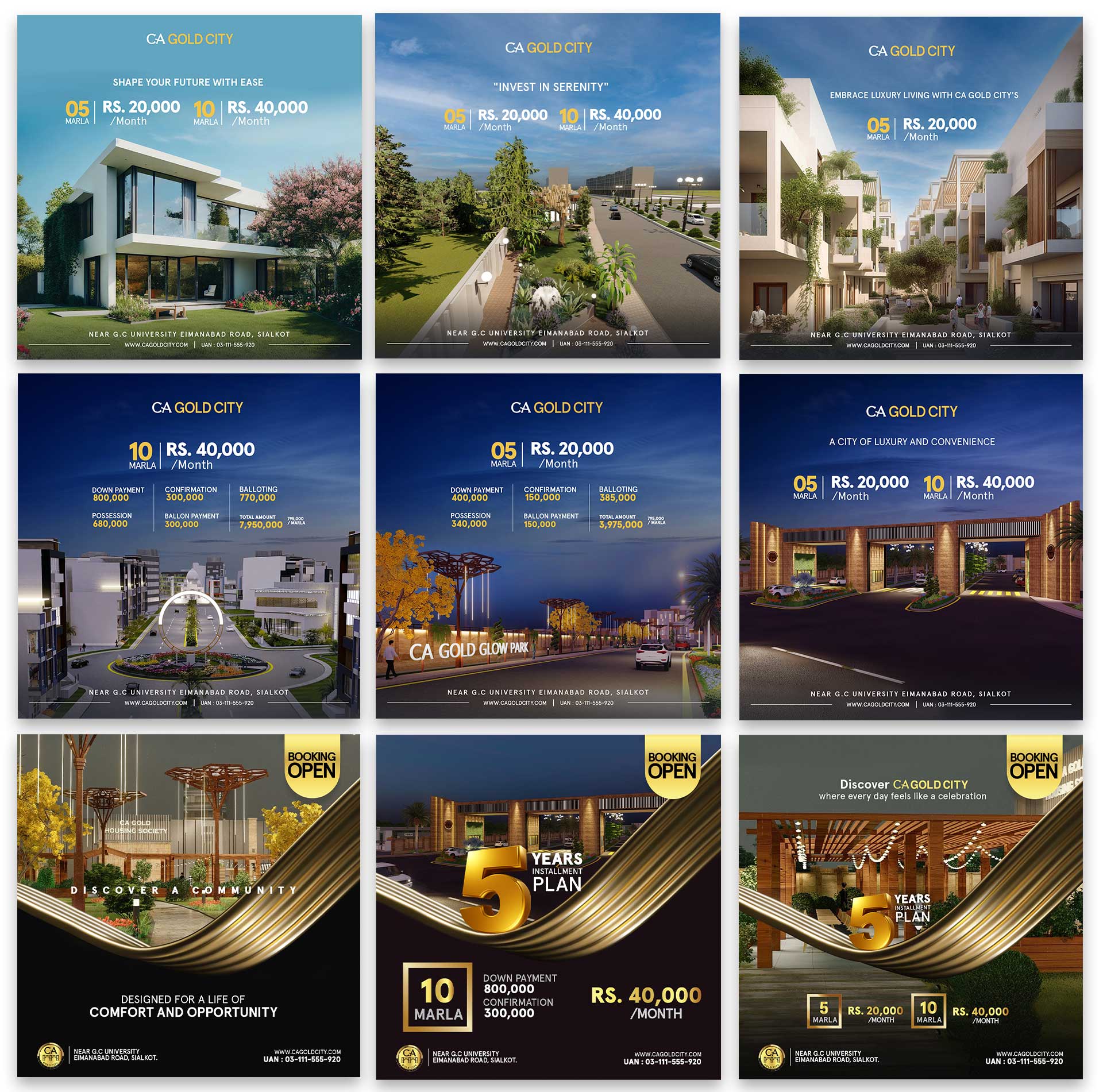 CA Gold City | Social Media Portfolio