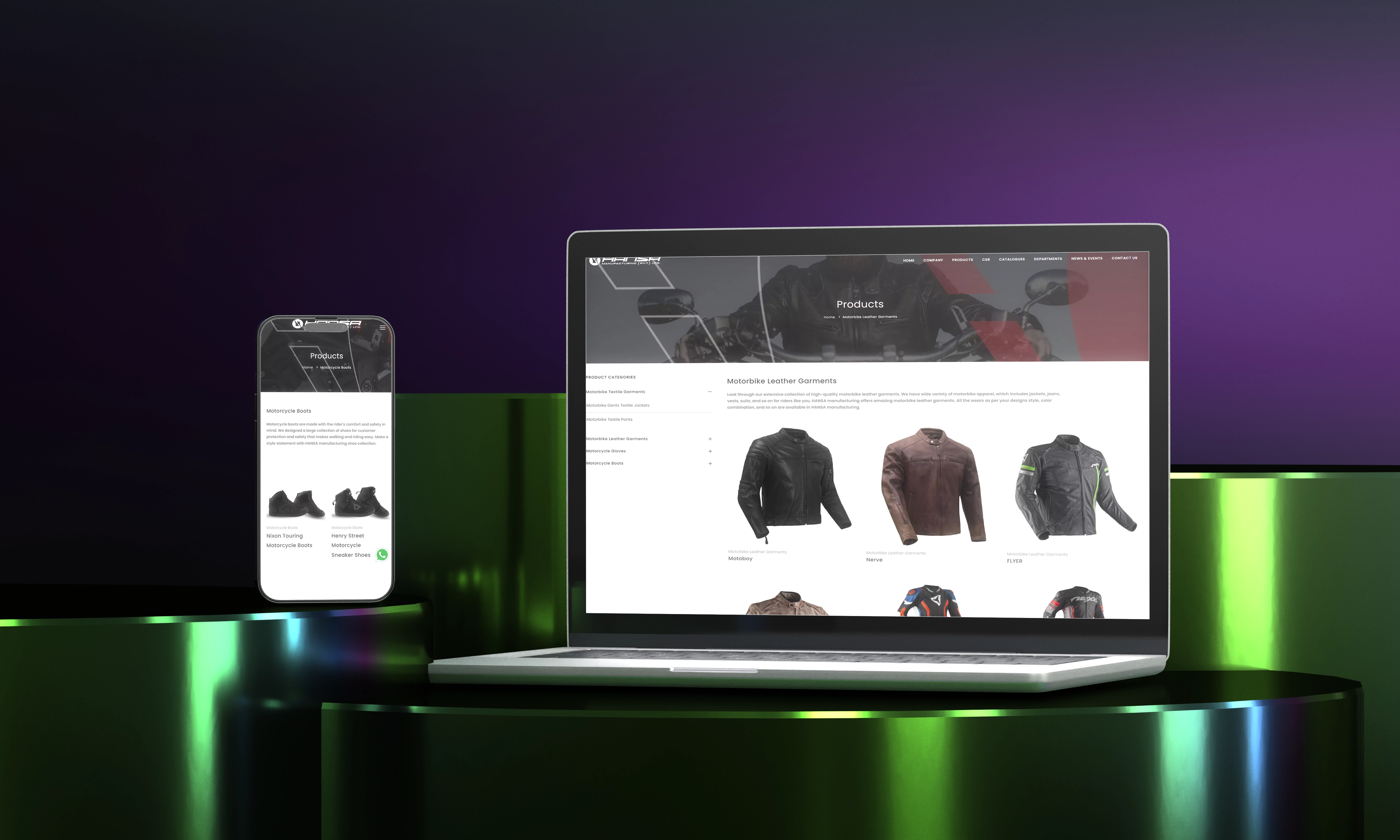 Hansa | Website Design