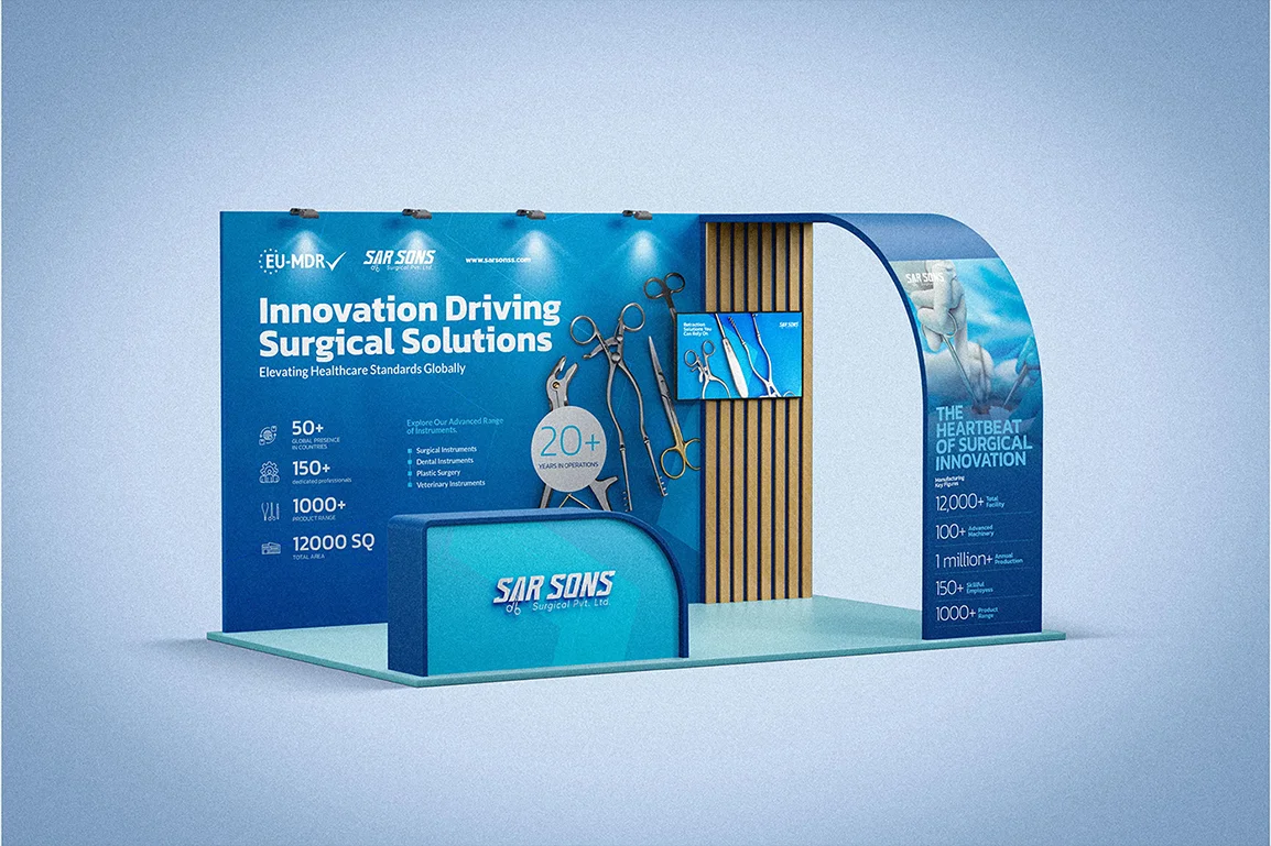 Sarsons Surgical | Exhibition Booth and Poster