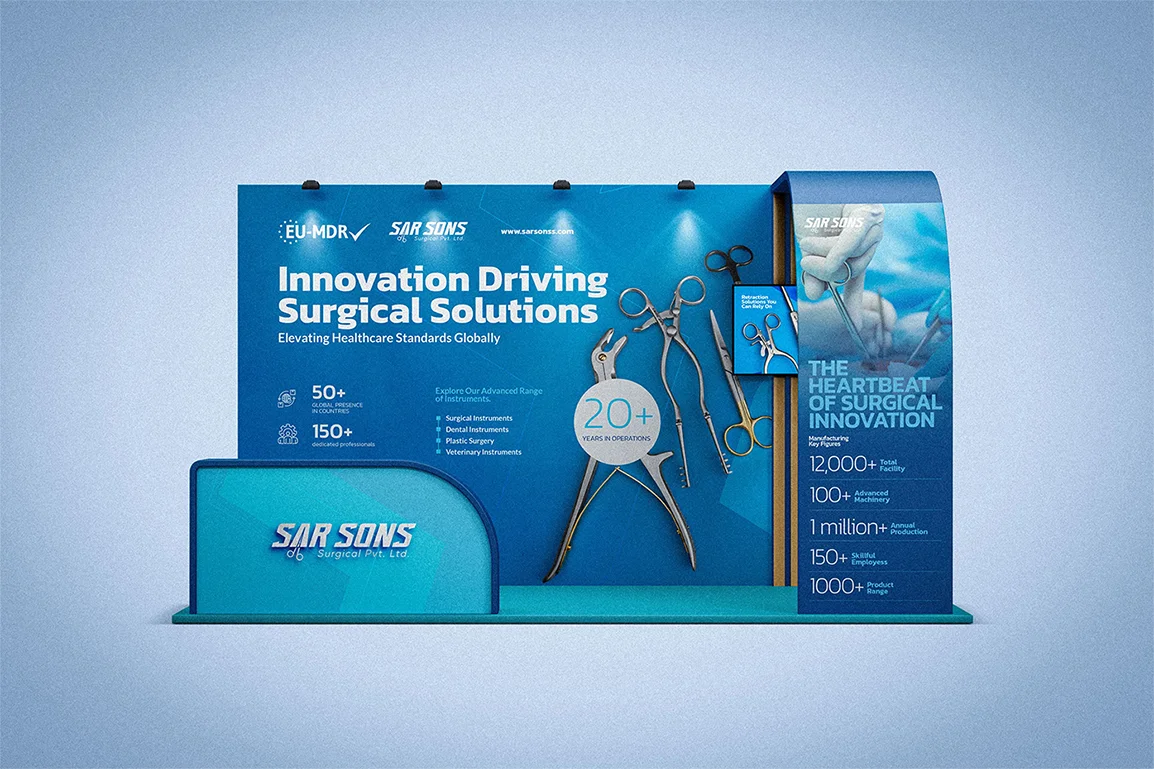 Sarsons Surgical | Exhibition Booth and Poster