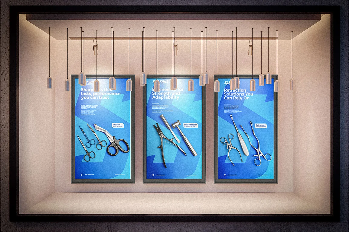 Sarsons Surgical | Exhibition Booth and Poster