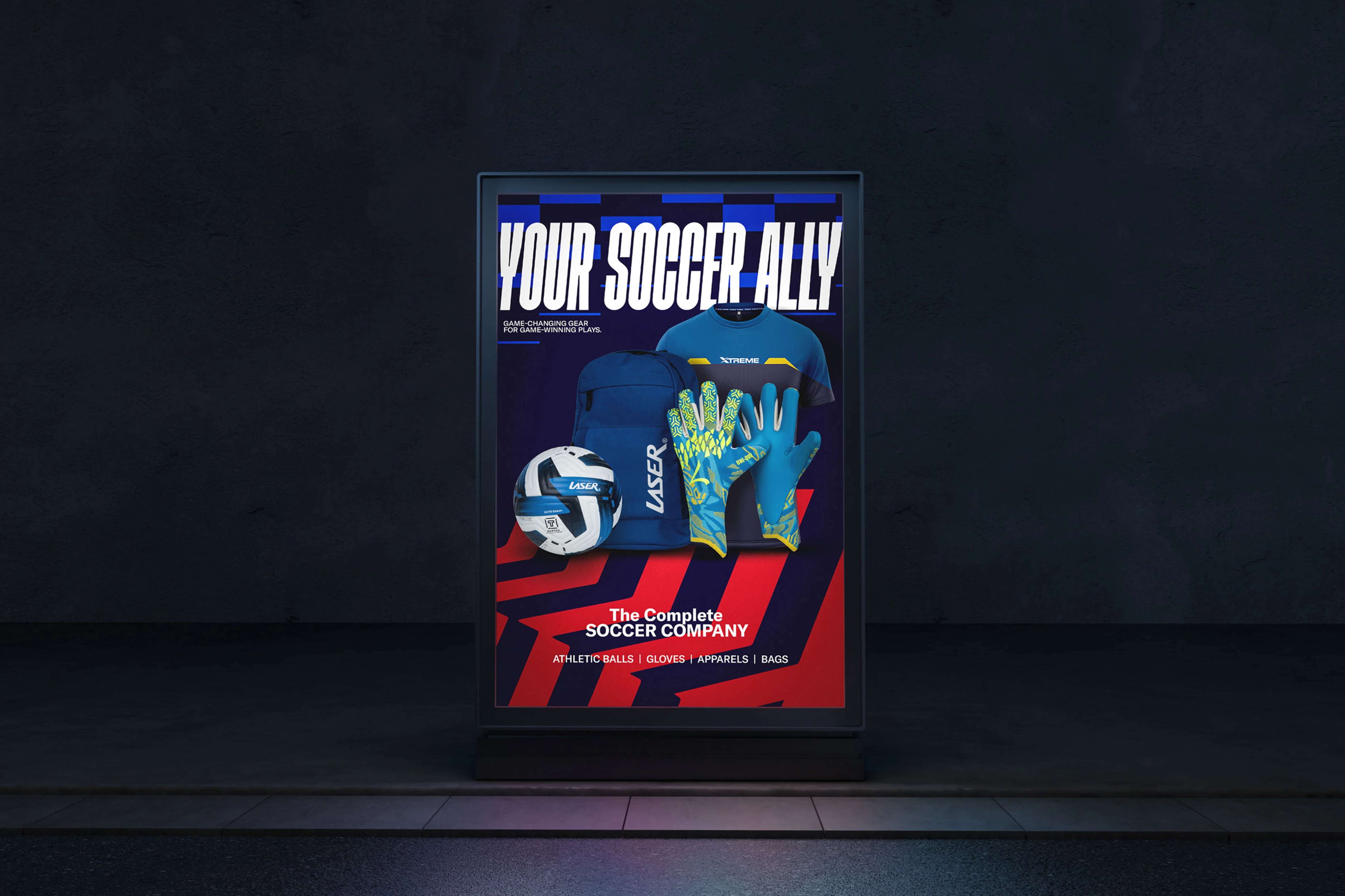 Laser Sports | Exhibition Booth and Poster