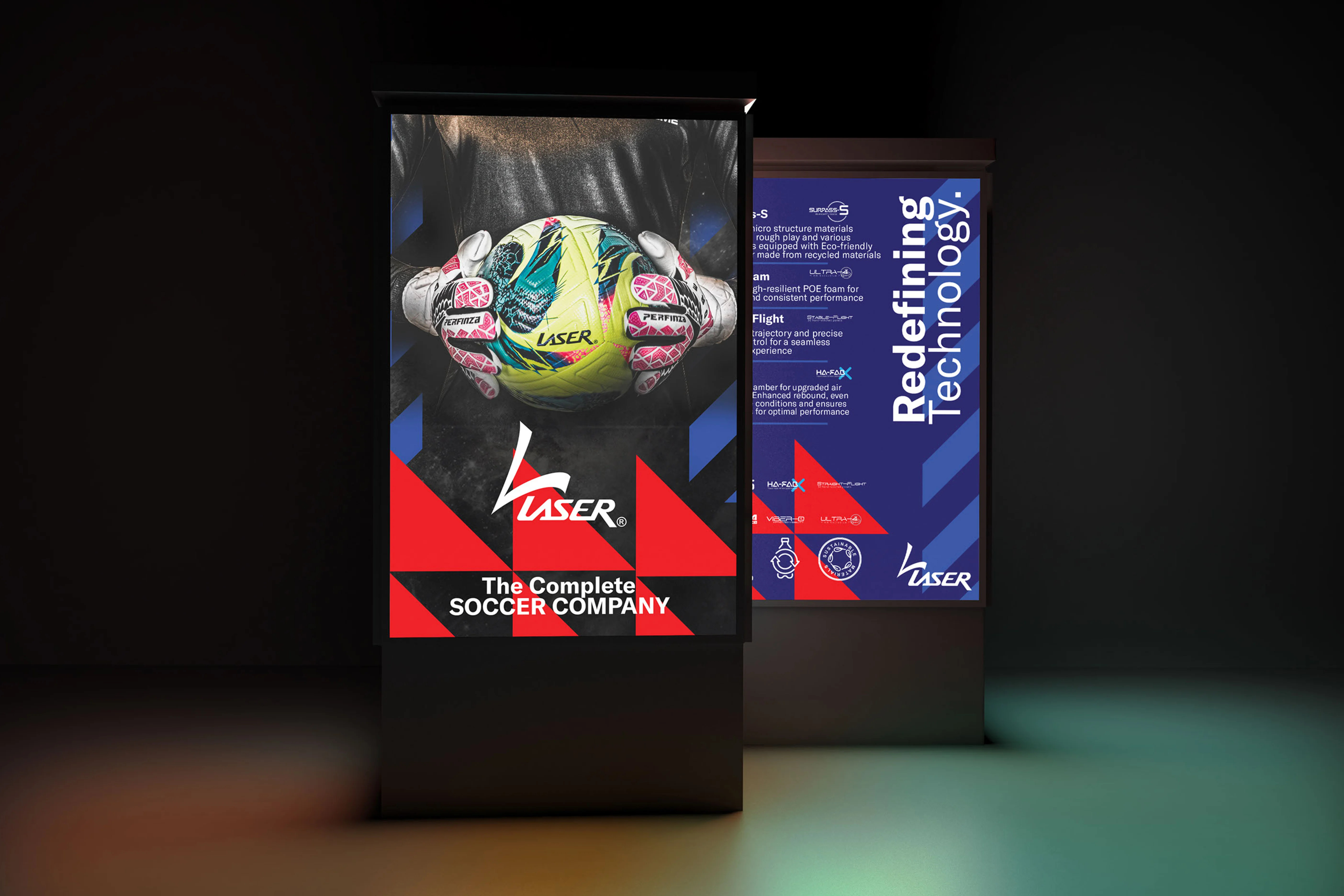 Laser Sports | Exhibition Booth and Poster