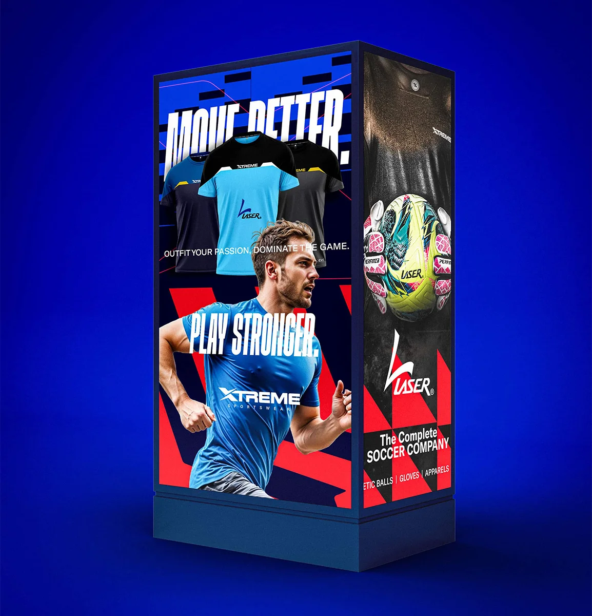 Laser Sports | Exhibition Booth and Poster