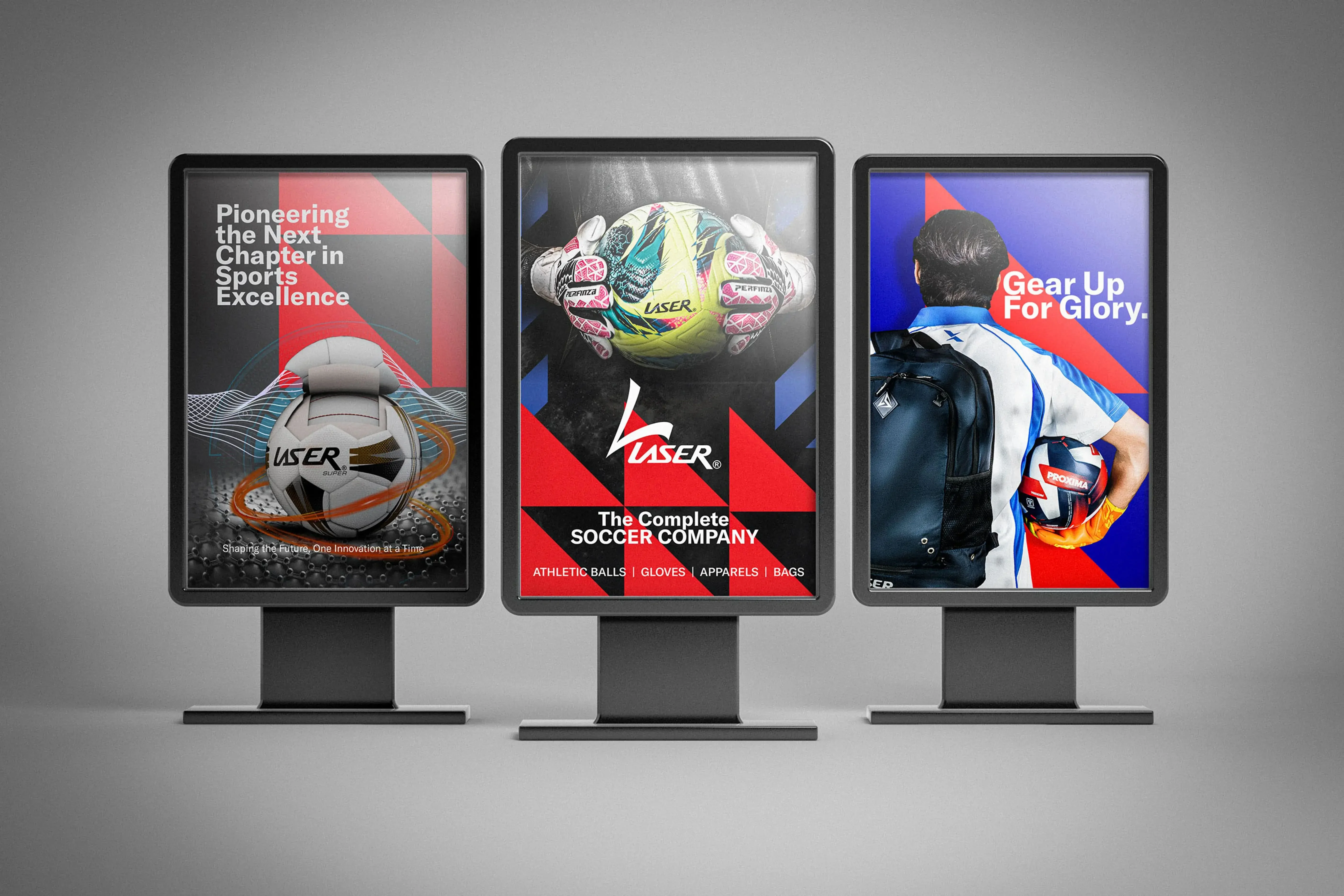 Laser Sports | Exhibition Booth and Poster
