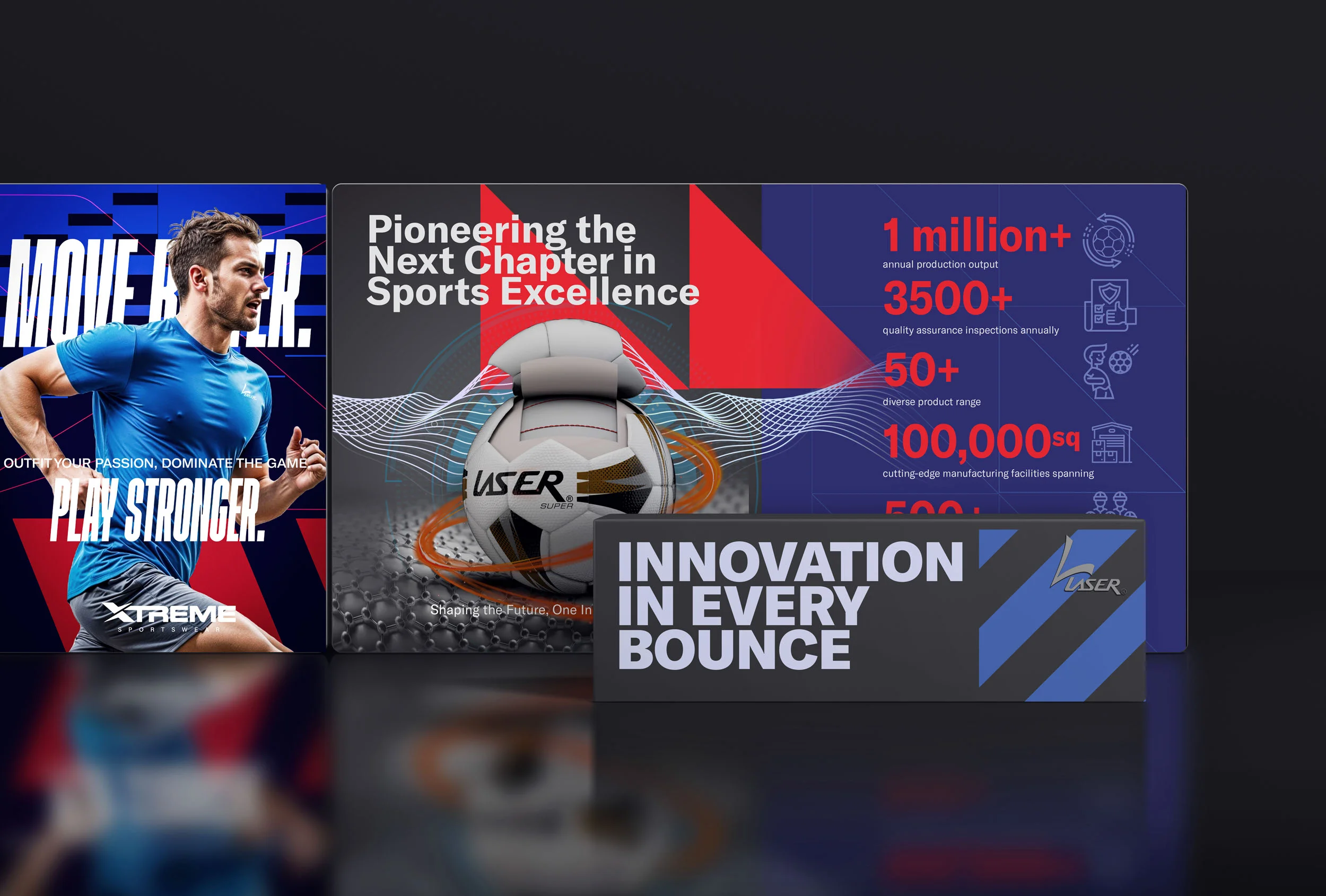 Laser Sports | Exhibition Booth and Poster