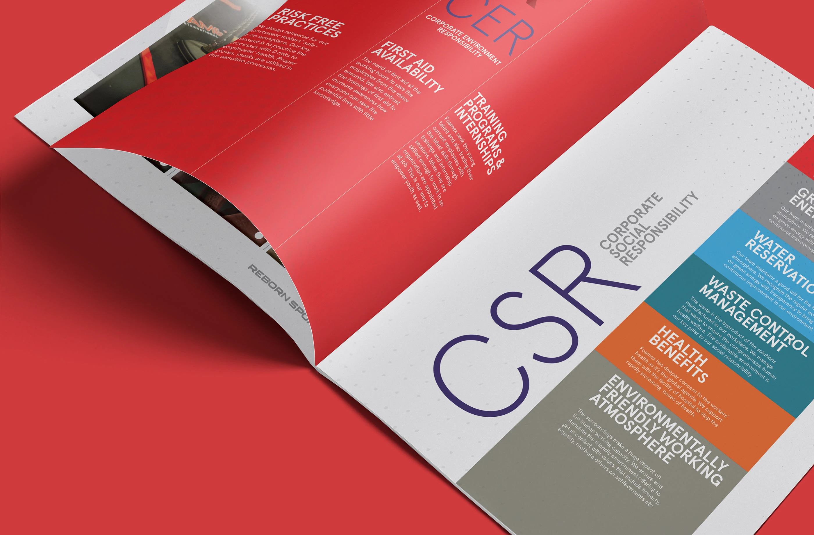 Foamex | Company Profile Brochure Design