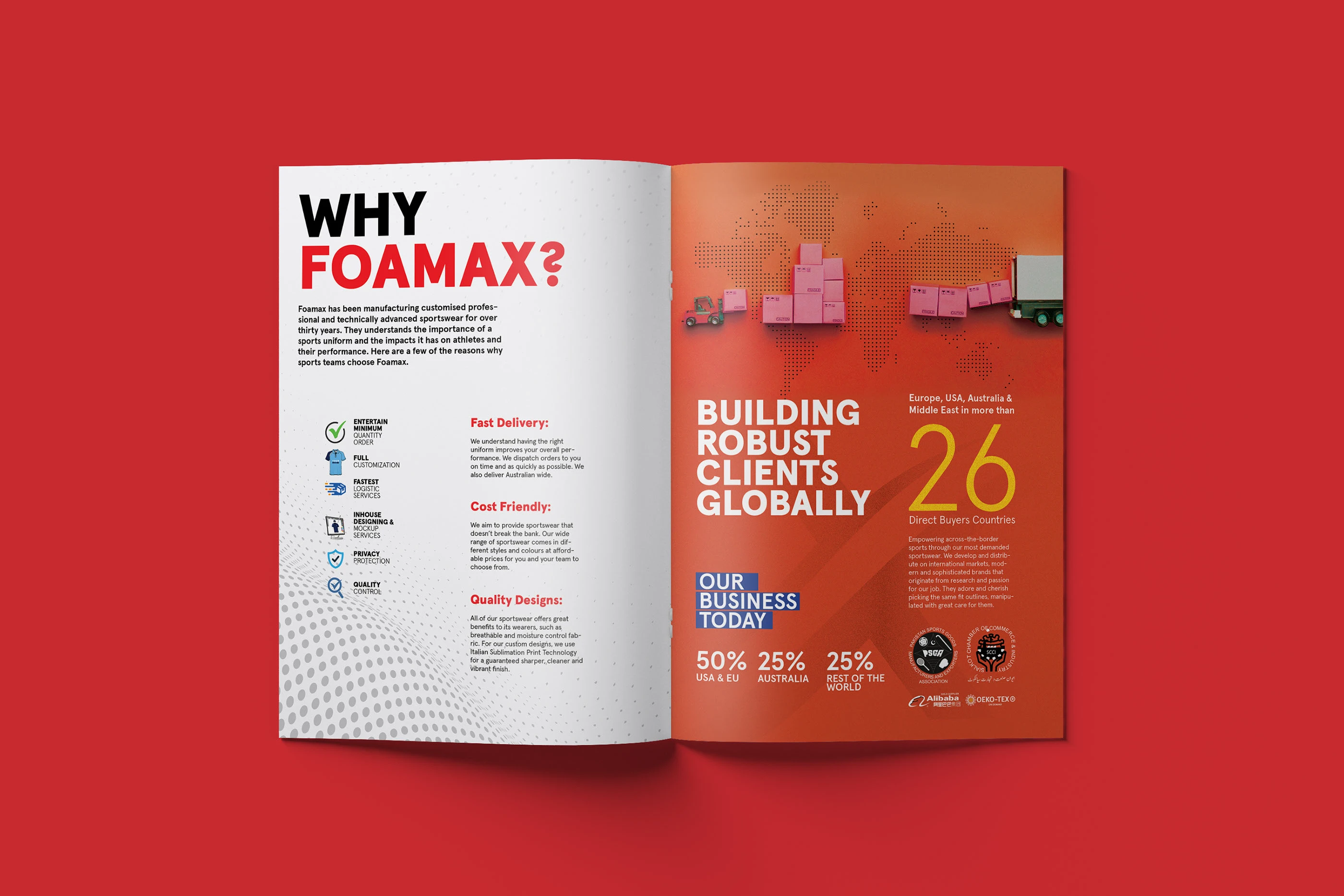 Foamex | Company Profile Brochure Design