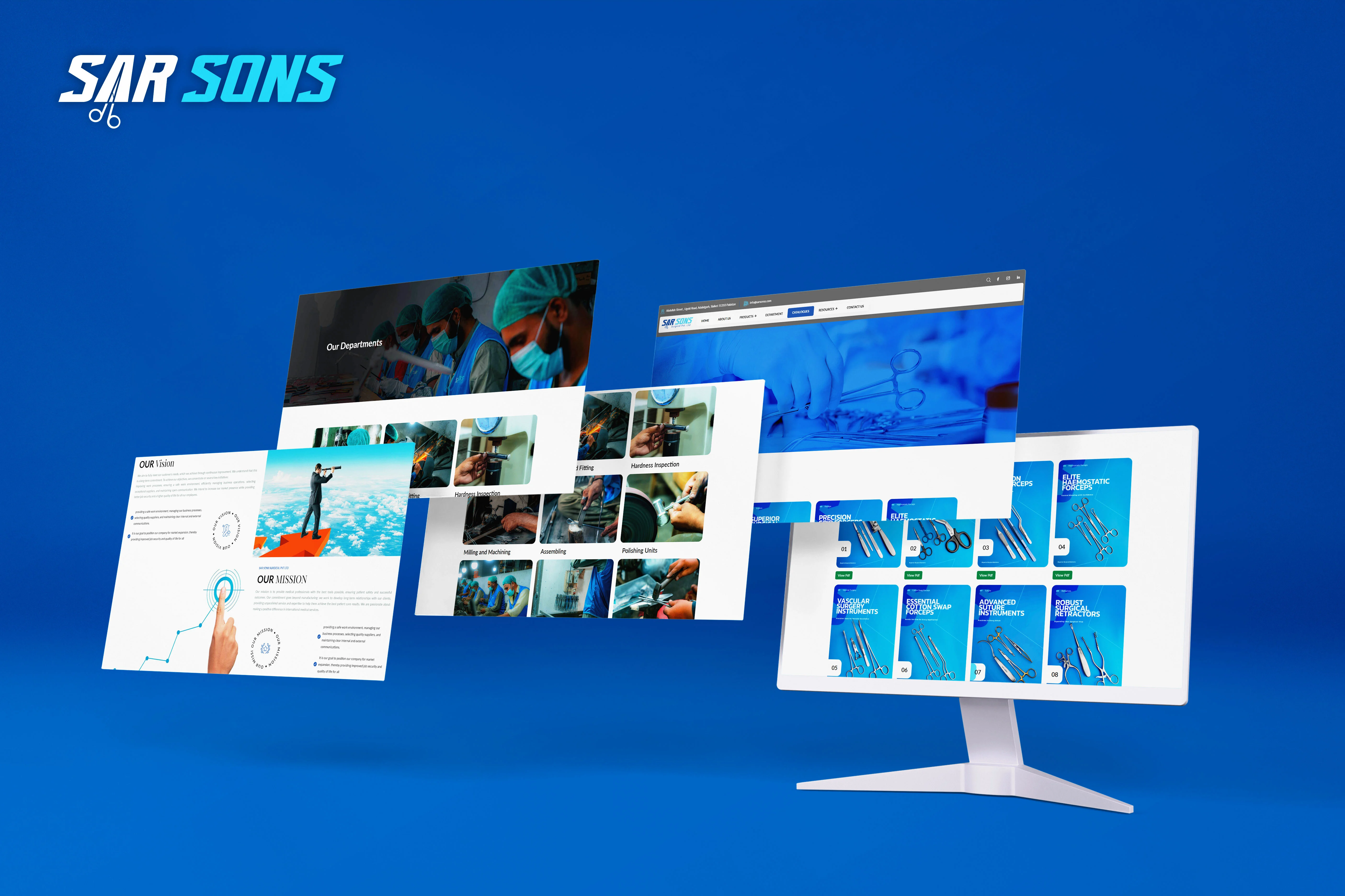 Sarsons | Website Design